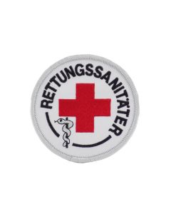 DRK Rettungsanitäter 8 cm rund